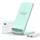 NANAMI Fast Wireless Charger, 15W Induktive Ladestation für Samsung Galaxy S26 S25 S24 S23 S22 Ultra Plus,Handy Ständer (mit 20W USB ladegerät PD Adapter) für iPhone 17 16 15 14 13 12 11 Pro Max XR