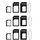 4 in 1 Nano SIM Karten Adapte, 3 Set Nano-SIM Adapter, SIM-Karten-Adapter mit SIM-Auswurfstift, kompatibel mit Smartphone