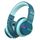 iClever Bluetooth Kinder Kopfhörer, Farbige LED-Leuchten, Kinderkopfhörer Over-Ear mit 74/85dBA Lautstärkebegrenzung, 85 Stunden Spielzeit, Bluetooth 5.2, eingebautes Mikrofon BTH12