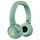 POGS Drahtloser Bluetooth Kinderkopfhörer | The Gecko 2 | Faltbarer robuster Kinderkopfhörer ab 3 Jahren | Lautstärkebegrenzung 70-85 dB | Mikrofon | On-Ear | Drahtlose Musik-Sharing-Funktion (rGrün)
