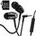 LUDOS OMNITONE Kopfhörer In Ear Kopfhörer mit Kabel und Mikrofon, 5 Jahre Garantie, In Ear Ohrhörer, 3,5 mm Klinkenstecker Earbuds, Satte Bässe Earphones, Headphones für iPhone, iPad, Huawei, Samsung