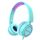 IMYB Kinder kopfhörer, Kopfhörer für Kinder mit Kabel, faltbar, Stereo Sound, Sichere Lautstärkebegrenzung, 3,5 mm Jack, Over Ear Kinderkopfhörer für Schule, Junge, Mädchen, Tablet, PC, Grün
