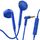 LUDOS Zenith Kopfhörer In Ear Kopfhörer mit Kabel und Mikrofon, 2-Jahre Garantie, In Ear Ohrhörer, 3,5 mm Klinkenstecker Earbuds, Satte Bässe Earphones, Headphones für iPhone, iPad, Samsung - Blau