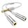 MOSWAG 3,5-mm-Klinken-Splitter-Kopfhörer-Adapter, 1 auf 2 Klinkenstecker, Stereo, Audio, Y-Adapter, für Samsung PS4, Switch, Tablets, PC, Laptop, MP3