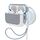ESR für Airpods Pro 2 Hülle (2023/2022/2019), kompatibel mit AirPods Pro 2./1. Generation, MagSafe Ready, Magnetischer Deckel, USB-C/Lightning Kabel, Hybrid Sturzschutz, Weiß