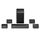 ULTIMEA 7.1 Soundbar für TV Geräte, Spitzenleistung 410W, Virtuelle Surround Sound System mit App, 6,5" Wireless Subwoofer, 4 kabelgebundene Surround-Lautsprecher, Soundsystem Heimkino, Poseidon D70