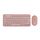 Logitech Pebble 2 Combo, kabellose Tastatur und Maus, leise und mobil, anpassbar, Logi Bolt, Bluetooth, Easy-Switch für Windows, macOS, iPadOS, Chrome - Deutsches QWERTZ-Layout, Rosa