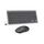 TECKNET Kabelloses Tastatur Maus Set, Deutsch QWERTZ Layout, 2.4 GHz Funk Mini Tastatur Mouse, 15m Reichweite Verbindung, Wireless Leise Funktastatur mit Maus für PC, Laptop, Smart TV, Grau