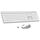 LeadsaiL K786 Tastatur Maus Set Kabellose, Tastatur und Maus, QWERTZ Deutsches Layout Funktastatur mit Maus, Flüsterleiser Tastenanschlag, 2.4 GHz mit 2-in-1 USB Nano Empfänger für PC/Laptop (Gray)