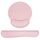 GIM Mouse Mat Gel Cushion Mouse Pad with Palm Rest Ergonomic Mouse Pad (Rosa)