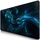 Sidorenko Gaming Mauspad XXL Blau - Großes Mousepad 900x400 mm - rutschfeste Schreibtischunterlage - Fransenfreie Ränder Large Mouse pad - Präzises und langlebiges maxlvl