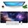 Mauspad Galaxie XL Groß Gaming Mauspad Lila Desk Pad Purple Mousepad Desk Mat Bürozubehör Schreibtischunterlage 80x30cm (Die Galaxie) ﻿