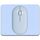 Dapesuom kleines Mauspad, 15,2 x 12,7 cm, mit Rutschfester Gummiunterseite, wasserdichtes Mini-Mauspad für Damen, Herren, kabellose Maus Laptops, Zuhause, Büro, Reisen, Himmelblau