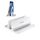VAYDEER Vertikaler Laptop Ständer Laptopständer Platzsparender 3in1 Vertical Stander zum Vertikalen Positionieren Kompatibel für MacBook Air, MacBook Pro, iPad, Tablets Notebook bis 17,3" Weiß