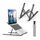 GRIFEMA GB1054B Laptop ständer für Schreibtisch, Höhenverstellbarer Laptop Riser, Tragbarer LaptopStänder mit 7 Neigungsverstellungen für 10"-17,3" Laptops und Tablets - Schwarz