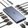 Dockingstation Laptop 2 Monitore, 15 in 1 Docking Station Triple Display, USB C Hub Adapter mit Zwei HDMI, 8K DisplayPort, Ethernet, PD, 5USB, USB C, SD TF Kartensteckplatz, Audio und EIN/Aus Taste