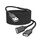 MOGOOD USB-Verlängerungskabel - USB-Splitter mit 2 Buchsen, Langlebiges Nylon-Eflecht, Schnelle Datenübertragung, Kompatibel mit Drucker und Flash-Laufwerk