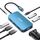 BENFEI USB C MST HUB-Docking Station 8-in-1, USB-C HUB mit 2*HDMI/1*VGA/3*USB 3.0/100W Power Delivery/3.5mm Aux-Audio, kompatibel mit iPhone 15 Pro/Max MacBook Pro/Air 2023 iPad Pro iMac S23