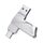 SSK USB 3.2 Memory Sticks 256GB Type C Dual OTG Metal Flash Drives Waterproof Pendrive USB C Thumb Drive up to 200MB/s High Speed USB Pen Drive USB-Stick for PC Tablet Mac MacBook USB-C Smart Phone