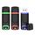 KEXIN 128GB USB Stick 3.0 Speicherstick 3 Stück Set USB Sticks 128GB Speichersticks 3er Pack USB3.0 Flash-Laufwerk mit Cap für PC, Auto, TV (Grün Rot Blau)