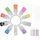 FEBNISCTE 10 Stück USB Sticks 2GB- Flash Laufwerke Verschiedenfarbigen Speicherstick 2 GB Einklappbarer, PenDrive Metall Gut Flash Drive Bunt USB 2.0 Memory Stick mit Seil für Werbegeschenke
