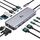 USB C Docking Station Dual HDMI USB-C Hub Dockingstation 3 Monitore Laptop Dock 2 HDMI Adapter 4K, VGA, PD 100W, 10Gbps USBC&USB A, Gigabit Ethernet, SD&TF, Audio&Mic für Dell, HP