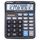 Hochwertiger kommerzieller 12-stelliger großer Tischrechner mit riesigem 5-Zoll-LCD-Display, riesige reaktionsschnelle Tasten, Batterie- und solarbetrieben, perfekt für Zuhause/Büro, Buchhaltung,