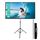 CCLIFE Klappbar Beamer Leinwand mit Stativ Inklusiv Montagematerial 80/90 / 100 Zoll Projektionsleinwand Rolloleinwand heimkino Mobile