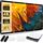 Osoeri Leinwand Beamer 120 Zoll, 16:9 HD Faltbarer Beamer Leinwand, Anti-Falten Doppelseitige Projector Screen 265x149cm, Tragbarer Projektor Leinwände für Zuhause, Schule, Treffen