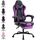 WOTSTA Gaming Chair Computerstuhl Ergonomischer Gaming Stuhl mit Fußstütze Bürostuhl Ergonomischer Computerstuhl mit Lendenwirbelstütze SchwarzViolett