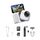 Insta360 GO Ultra Familien-Bundle Polarweiß- freihändige 4K Mini-Cam, leicht & mobil, top bei wenig Licht, überall anbringbar, FlowState-Stabilisierung, 200 Min Akku, 10 m wasserdicht, Fahrrad