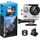 AKASO Action Cam EK7000 4K30FPS Action Kamera 170° Weitwinkel HD Unterwasserkamera 20MP WiFi wasserdichte Sport Kamera 2 Zoll LCD Bildschirm mit 2 Batterien (Silber)