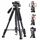 K&F Concept Leichtes Kamera Stativ mit Handyhalterung, 146cm Fotostativ Handy Stativ für Smartphone iPhone Samsung DSLR SLR Canon Nikon Sony Olympus