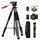 K&F CONCEPT Kamerastativ S255A3+BV01,Leichtes Stativ mit Tasche,190cm Handystativ,Tripod für Canon Nikon Sony Kamera/DSLR/Camcorder, Stativ für Smartphone,Reisestativ mit Handy-Tablet-Halterung(Grau)