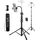 Victiv 197cm Hoch Handy Stativ, Flexibel Overhead Smartphone Stativ, mit 25cm Verstellbarer Schwanenhals, Fernauslöser für Selfies, Aluminium Kamera Phone Tripod für Sony DSLR & iPhone17 16 15 Pro Max