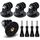 Stativ Mount Adapter Aluminium Stativ Adapter Tripod Mount Adapter Stativadapter mit Knurled Screws Kamera Halterung Zubehör Stativadapter für GoPro Hero 10, 9, 8, 7, 6, 5, DJI Osmo Action Kameras