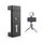 ipow Handy Stativ Adapter Halterung aus Metall für Smartphone kompatibel mit Stativ Tripod Monopod Selfie Stick mit Standard 1/4"-20 Schraubenkopf, wie Samsung iPhone Huawei u.m