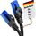 KabelDirekt Netzwerkkabel – Überträgt maximale deutsche Glasfaser-Geschwindigkeit – Netzwerk, Ethernet Kabel, LAN & Patch Kabel – 10x 3m – In 0,25-30m – Gigabit-Netz, Router/Modem, RJ45 (schwarz)