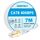 VOIETOLT Cat8 Lan Kabel 7M mit Clips, 40Gbps/2000MHz Flach Schirmung Hochgeschwindigkeit Netzwerkkabel, STP RJ45 Gigabit Cat-8 Ethernet Kabel für PS4/5, für Modem, für Router (weiß)