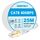VOIETOLT Cat8 Lan Kabel 25M mit Clips, 40Gbps/2000MHz Flach Schirmung Hochgeschwindigkeit Netzwerkkabel, STP RJ45 Gigabit Cat-8 Ethernet Kabel für PS4/5, für Modem, für Router (weiß)