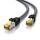 CSL - 3m CAT 7 Netzwerkkabel Gigabit Ethernet LAN Kabel - Baumwollmantel - 10000 Mbit s - Patchkabel - Cat.7 Rohkabel S FTP PIMF Schirmung mit RJ 45 Stecker - Switch Router Modem Access Point