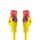 BIGtec 0,75m Gigabit Ethernet LAN Kabel Netzwerkkabel gelb