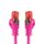 BIGtec LAN Kabel 2m Netzwerkkabel pink Gigabit Ethernet Kabel RJ45 Stecker Patchkabel für Patchpanel Netzwerk Switch Gaming PC kompatibel Playstation 5 PS5 XBOX Nintendo Switch 2 -Station 2 Meter