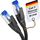 KabelDirekt – Cat 7 Netzwerkkabel, bruchfest – 30m – 10 Gigabit LAN Kabel & Ethernet Kabel, erhältlich in 0,25-30m (Patchkabel für Highspeed-Netzwerke, PC, Switch/Router/Modem, RJ45, schwarz)