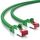 deleyCON 7,5m Netzwerkkabel Cat6-1000 Mbit (Kupfer, S/FTP, Halogenfrei) RJ45 Gigabit Patchkabel Ethernet LAN Kabel Cable - für DSL Internet WLAN Switch Router Modem Patchpanel POE - Grün