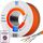 HB-DIGITAL 100m CAT 7 Netzwerkkabel LAN Kabel Verlegekabel Ethernet Installationskabel 10 Gbit/s - reines Kupfer AWG23 S/FTP - GHMT Zertifiziert LSZH Datenkabel Simplex - Orange