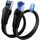 Ethernet Kabel 15M, Cat 8 40Gbps 2000MHz Hochgeschwindigkeits Netzwerkkabel, Lang RJ45 Lan Kabel Gigabit Patchkabel, Flach Nylongeflecht Internet Kabel für Switch, PC, TV, Modem, Geschenk für Gamer