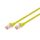 DIGITUS LAN Kabel Cat 6 - 2m - RJ45 Netzwerkkabel - S/FTP Geschirmt - Kompatibel zu Cat6A und Cat7 - Gelb