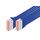 DIGITUS LAN Kabel Cat 6 - 0,5m - 10 Stück - RJ45 Netzwerkkabel - S/FTP Geschirmt - Kompatibel zu Cat6A und Cat7 - Blau