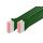 DIGITUS LAN Kabel Cat 6 - 2m - 10 Stück - RJ45 Netzwerkkabel - S/FTP Geschirmt - Kompatibel zu Cat6A und Cat7 - Grün